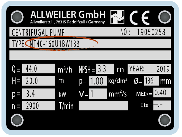 Étiquette ALLWEILER