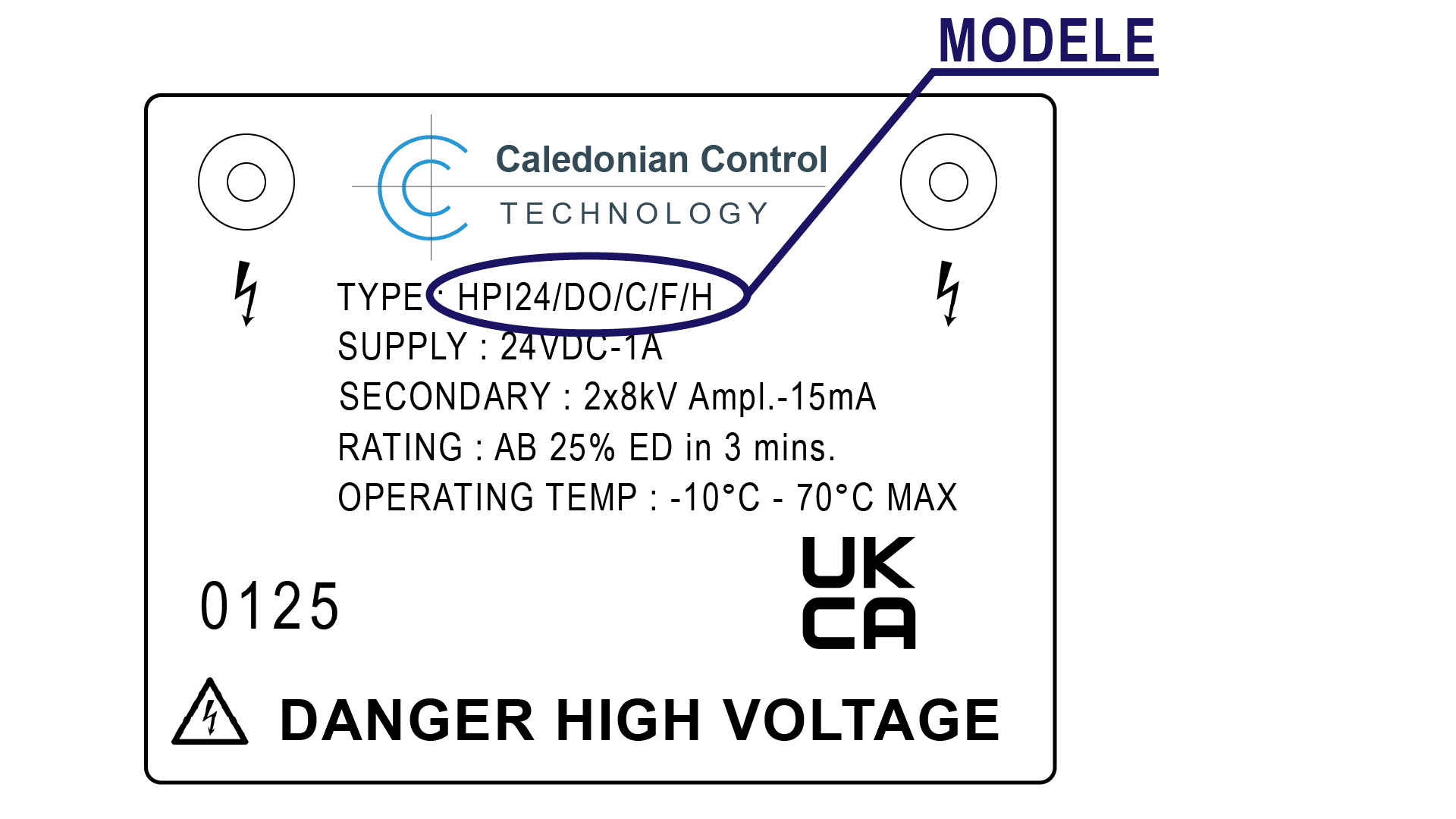 Étiquette CALEDONIAN CONTROL