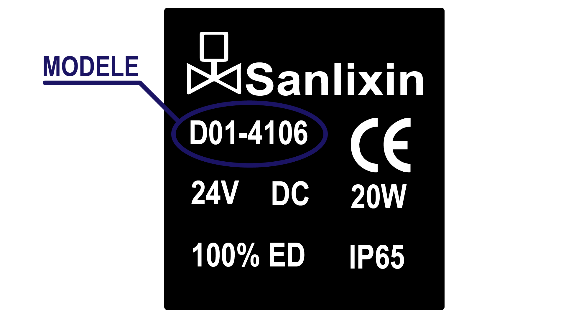 Étiquette SANLIXIN