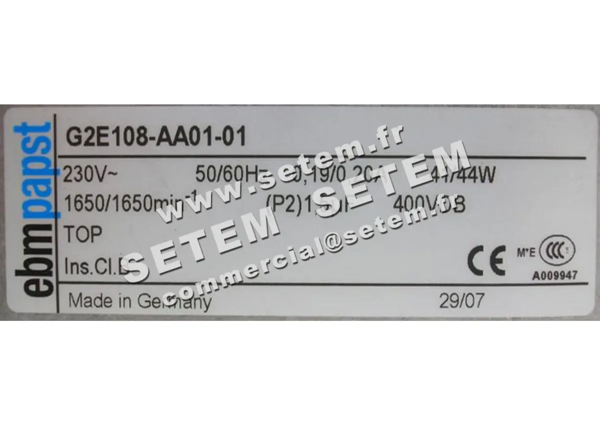 0004100004-VENTILATEUR EBMPAPST G2E108-AA01-01 4