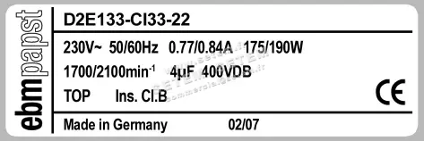 0004100309-VENTILATEUR EBM-PAPST K3G250-RE07-07 6