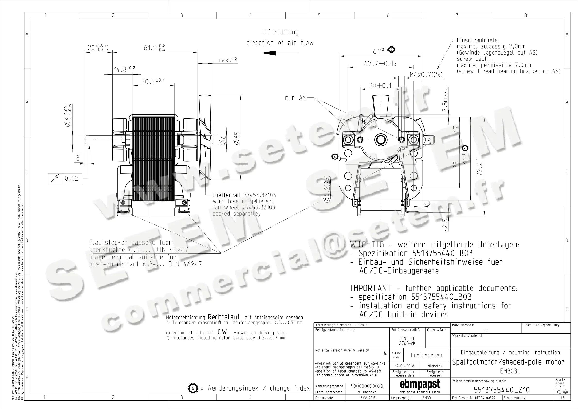 0004100343-VENTILATEUR EBMPAPST EM3030LH.571