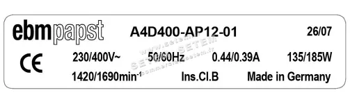 0004100346-MOTOHELICE EBMPAPST A4D400-AP12-01 3