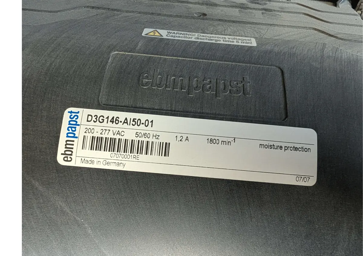 0004100528-VENTILATEUR EBMPAPST D3G146.AI50.01