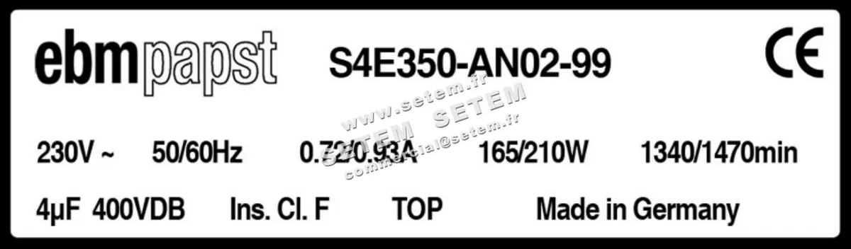 0004100562-VENTILATEUR EBMPAPST S4E350-AN02-99 4