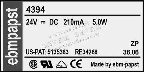 0004100638-VENTILATEUR EBMPAPST 4394 2