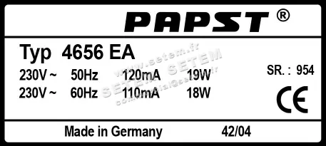 0004100660-VENTILATEUR EBMPAPST 4656EA 3