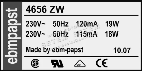 0004100663-VENTILATEUR EBMPAPST 4656ZW 2