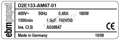 0004101049-VENTILATEUR EBMPAPST D2E133-AM31-05 3