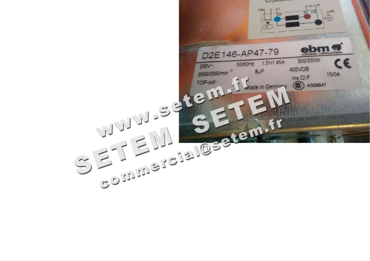 0004101280-VENTILATEUR EBMPAPST D2E146.AP47.79 2