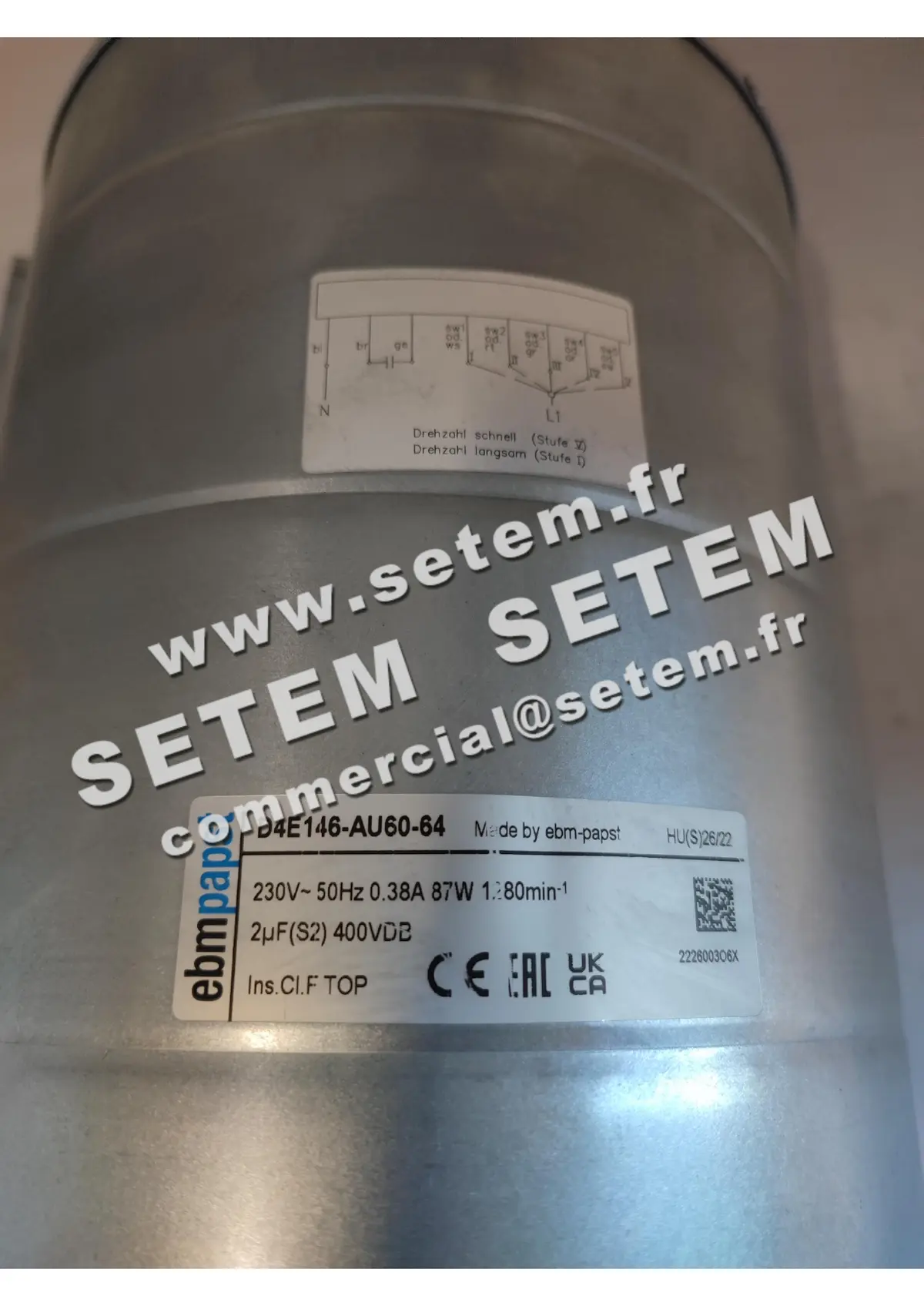 0004101559-VENTILATEUR EBMPAPST D4E146-AU60-64 4