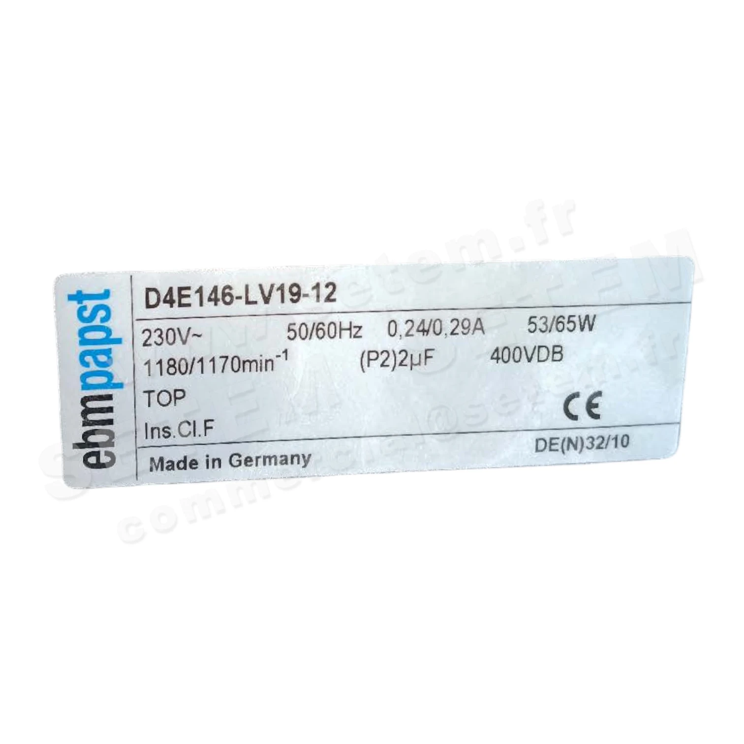 0004101566-VENTILATEUR EBMPAPST D4E146.LV19.12