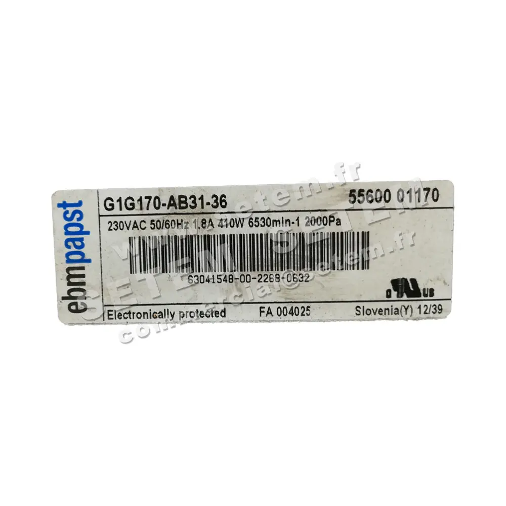 0004101924-VENTILATEUR EBMPAPST G1G170.AB31.36