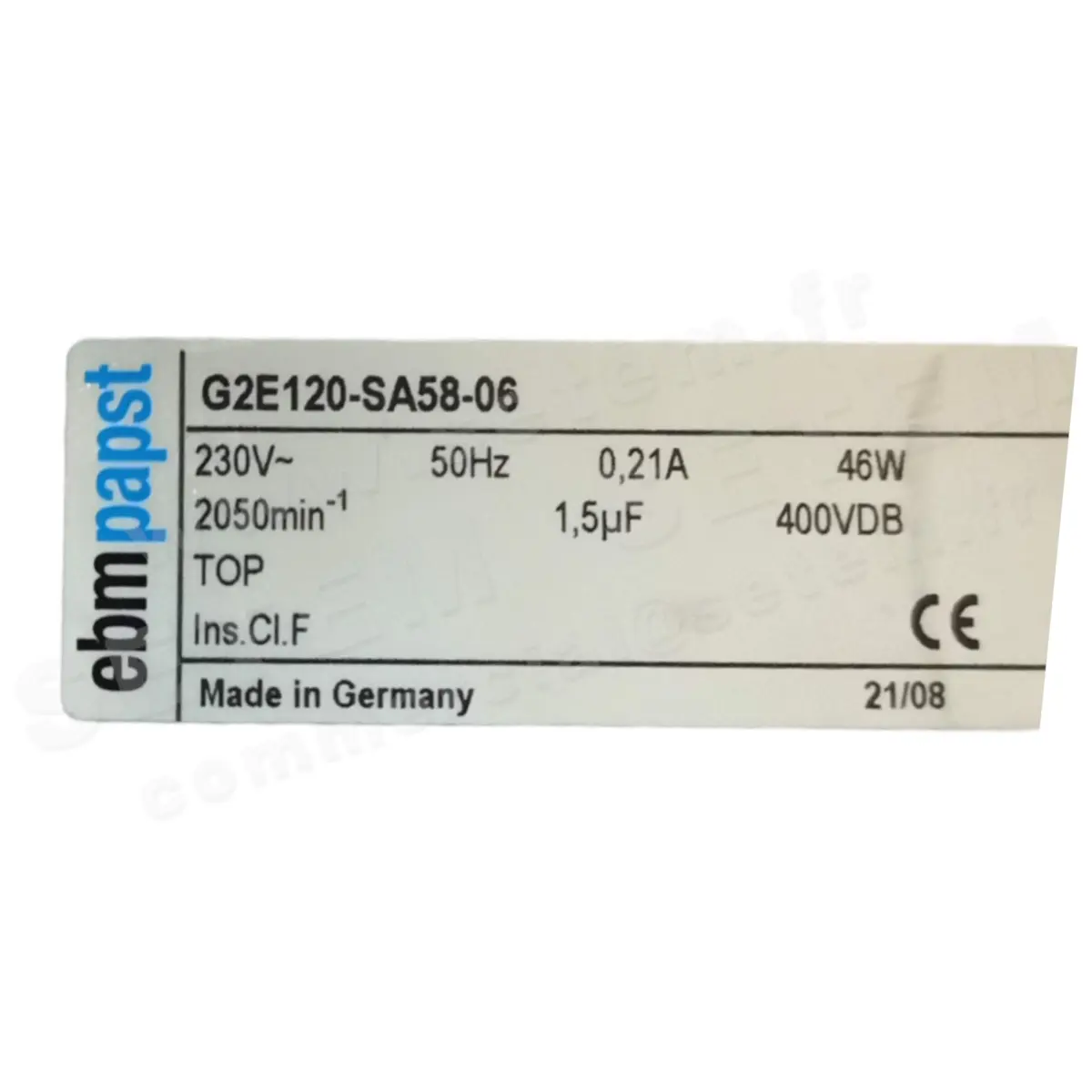 0004102171-VENTILATEUR EBMPAPST G2E120.SA58.06