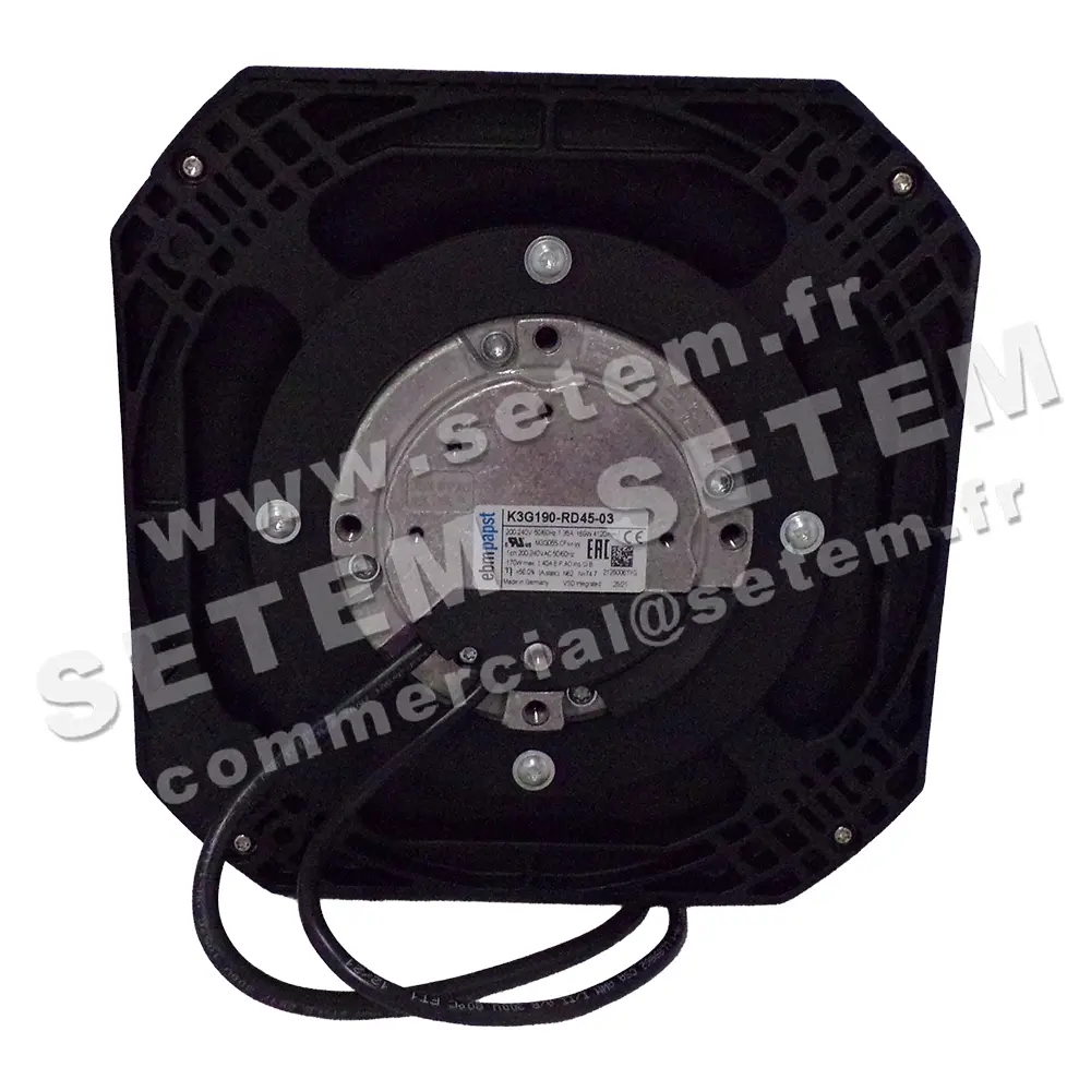0004103000-VENTILATEUR EBMPAPST K3G190.RD45.03 2