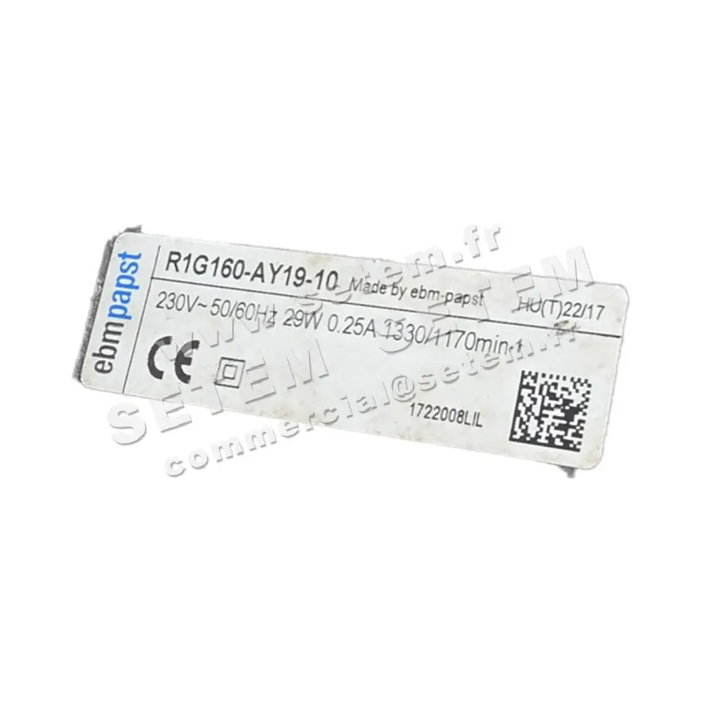 0004103051-MOTOTURBINE EBMPAPST R1G160.AY19.10 2