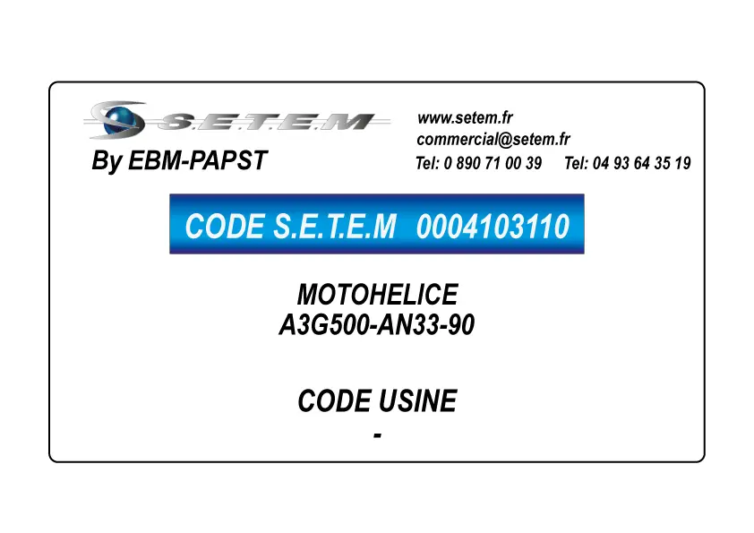 0004103110-MOTOHELICE EBM-PAPST A3G500-AN33-90 5