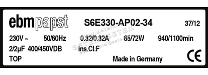 0004103637-VENTILATEUR EBMPAPST S6E330-AP02-34 3