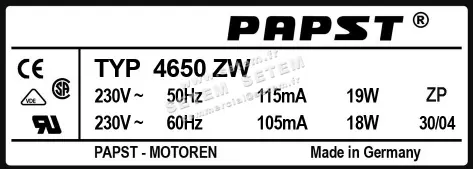 0004104788-VENTILATEUR EBMPAPST 4650ZW 3