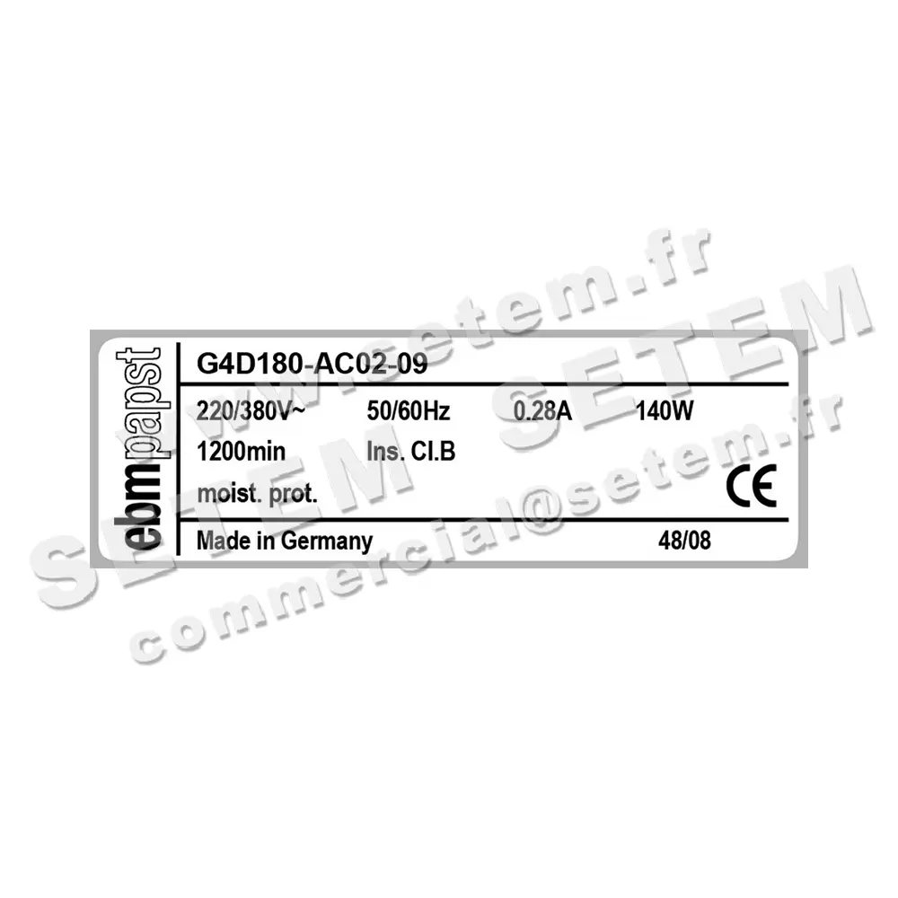 0004104857-VENTILATEUR EBMPAPST G4D180.AC02.09 3