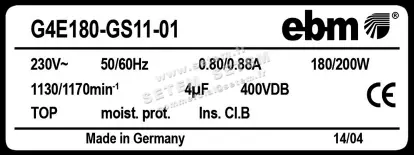 0004104860-VENTILATEUR EBMPAPST G4E180-GS11-01 3