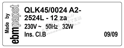 0004104868-VENTILATEUR EBMPAPST QLK45/0024A2.2524L.12ZA 2