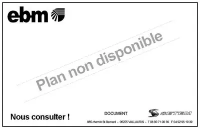 0004104952-VENTILATEUR EBMPAPST D2E097-BE01-02 2