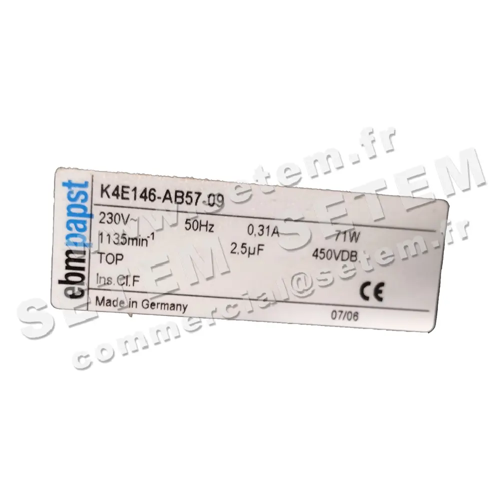 0004104965-VENTILATEUR EBMPAPST K4E146-AB57-09