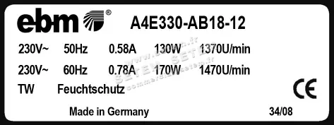 0004105071-MOTOHELICE EBMPAPST A4E330-AB18-12 3