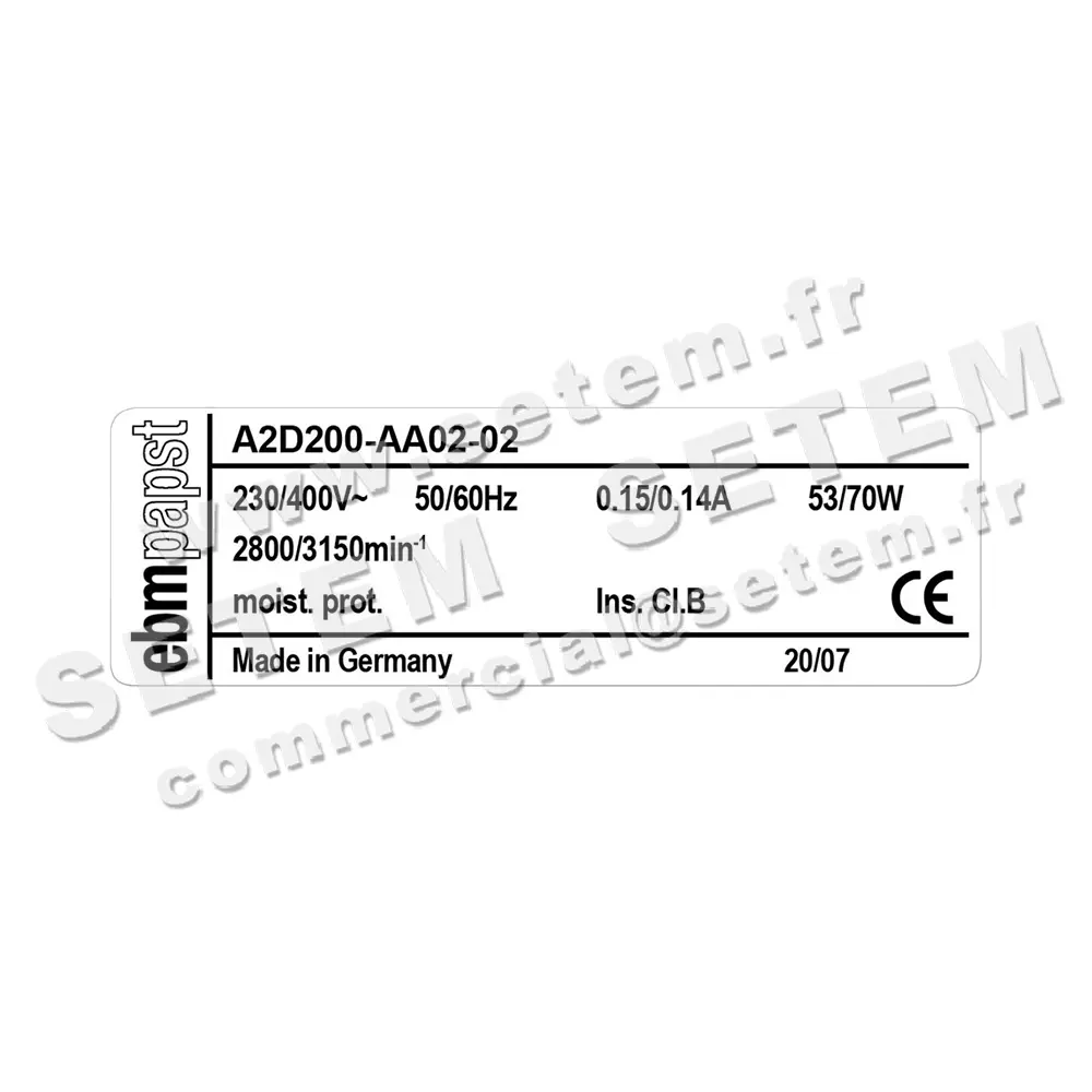 0004105076-MOTOHELICE EBMPAPST A2D200-AA02-02 3