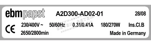 0004105079-MOTOHELICE EBMPAPST A2D300-AD02-01 4