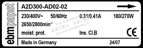 0004105080-MOTOHELICE EBMPAPST A2D300-AD02-02 4