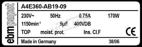 0004105132-MOTOHELICE EBMPAPST A4E360.AB19.09 2