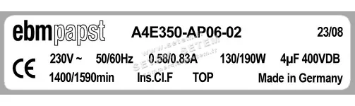 0004105133-MOTOHELICE EBMPAPST A4E350.AP06.02 3