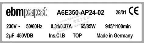 0004105163-MOTOHELICE EBMPAPST A6E350-AP24-02 3