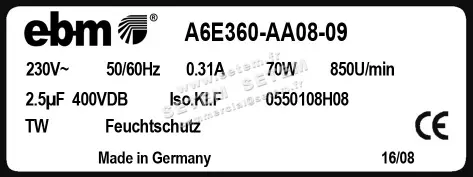 0004105182-MOTOHELICE EBMPAPST A6E360-AA08-09 2