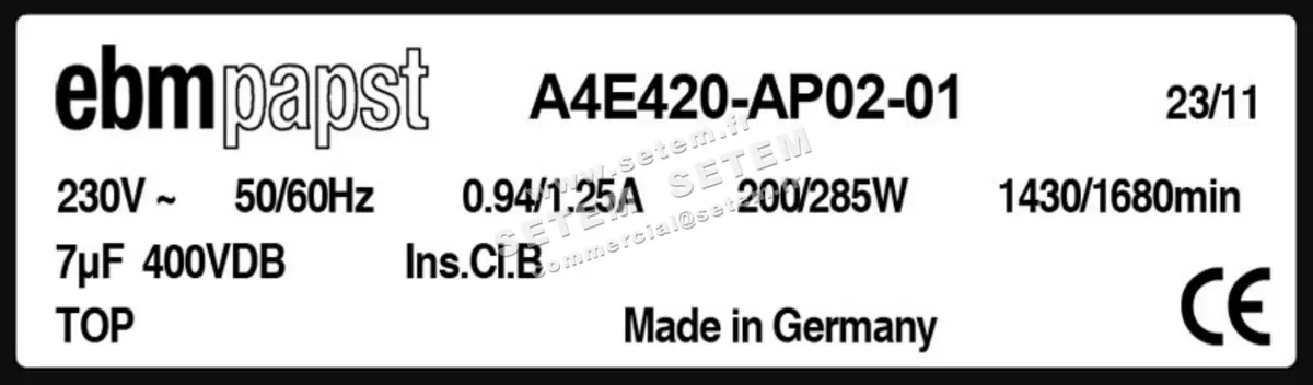 0004105242-MOTOHELICE EBMPAPST A4E420-AP02-01 3