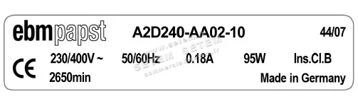 0004105276-MOTOHELICE EBMPAPST A2D240.AA02.10 2