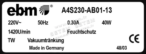 0004105283-MOTOHELICE EBMPAPST A4S230.AB01.13 2