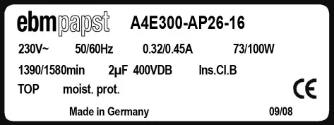 0004105331-MOTOHELICE EBMPAPST A4E300.AP26.16 3