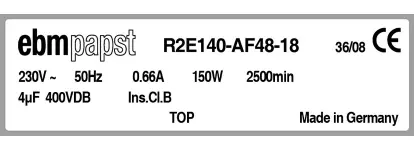 0004105348-MOTOTURBINE EBMPAPST R2E140.AF48.18 2