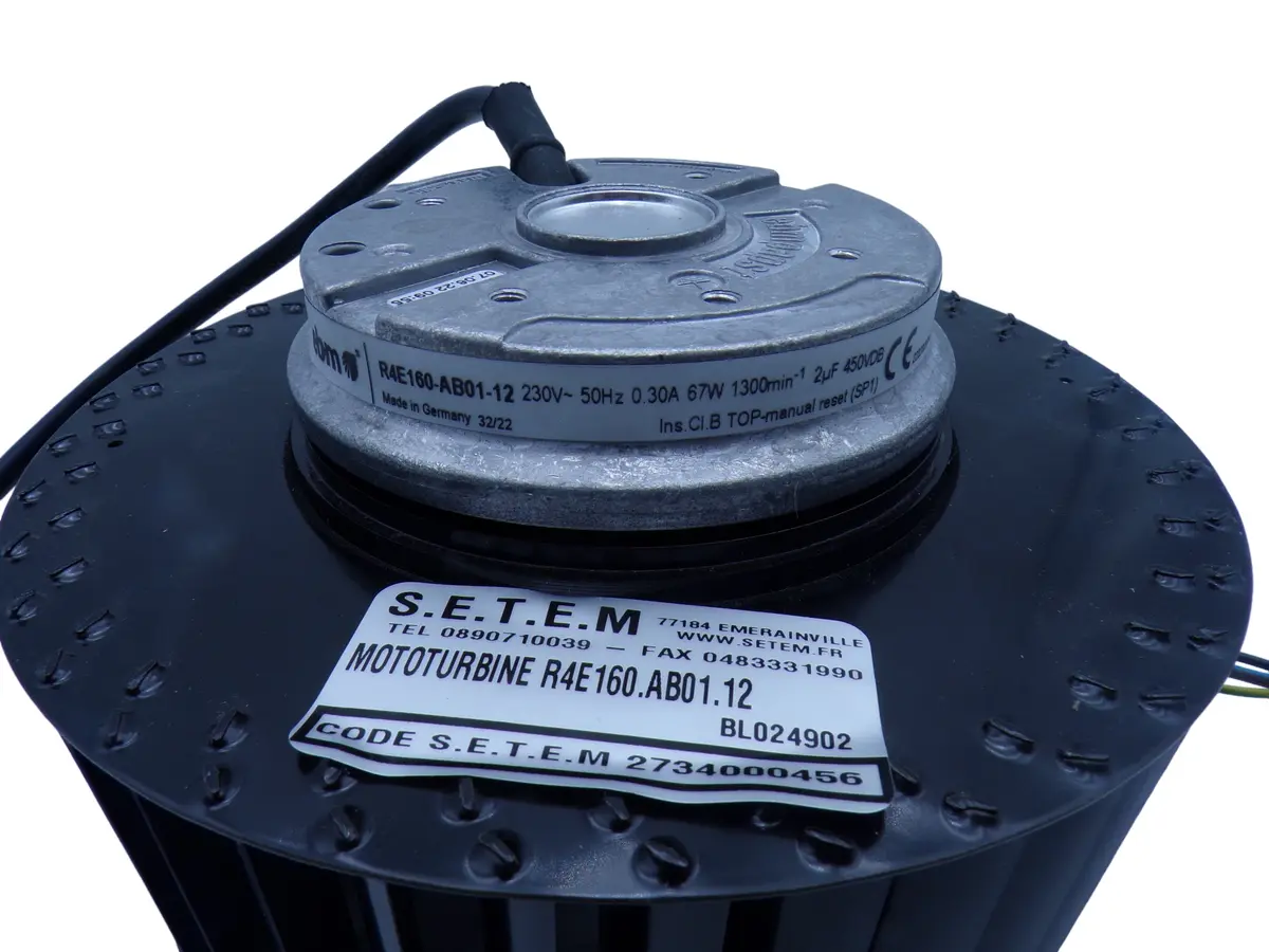 0004105391-MOTOTURBINE EBMPAPST R4E160.AB01.12 2