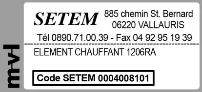 0004105407-ELEMENT CHAUFFANT 1206RA EBMPAPST 2
