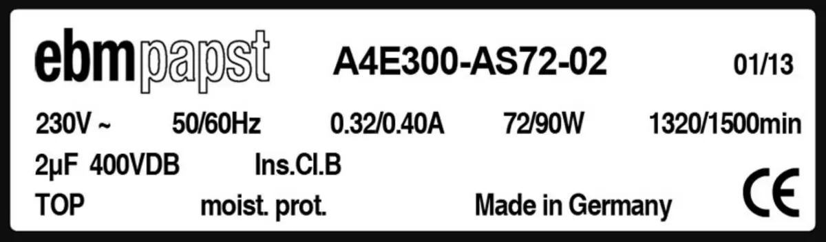 0004105419-MOTOHELICE EBMPAPST A4E300.AS72.02 3