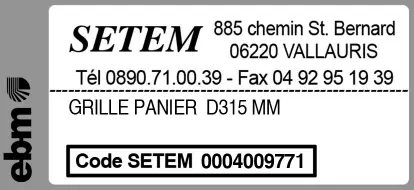 0004105424-GRILLE EBMPAPST PANIER D315MM 2