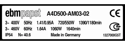 0004105426-MOTOHELICE EBMPAPST A4D500.AM03.02 2