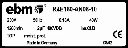 0004105441-MOTOTURBINE EBMPAPST R4E160.AN08.10 3