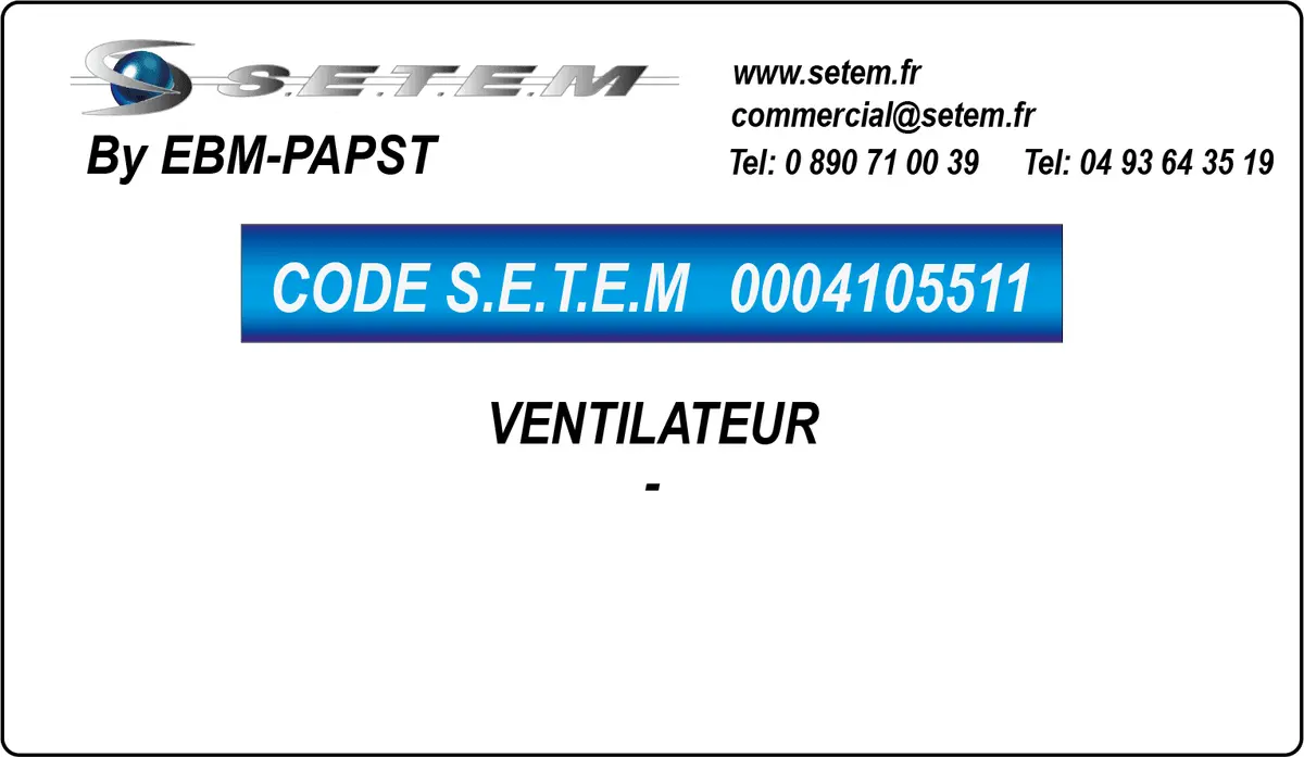 0004105511-VENTILATEUR EBMPAPST