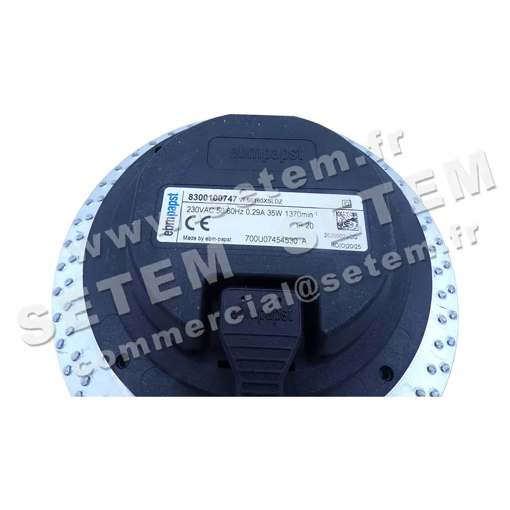 0004105845-MOTOTURBINE EBM PAPST 8300100747 VFS0160XSLDZ 2
