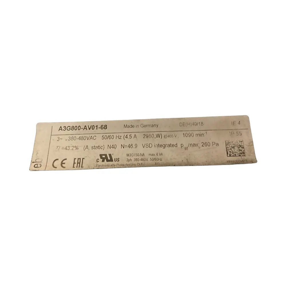 0004105992-MOTOHELICE EBMPAPST A3G800-AV01-68 2